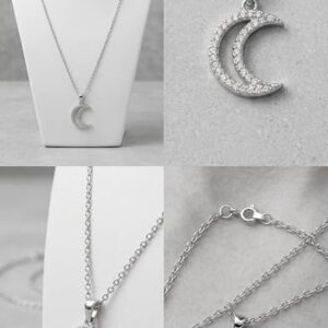 Collar Luna Acero Inoxidable