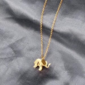 Collar Acero Inoxisable Elefante