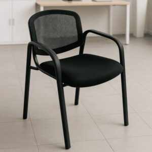 Silla de Visita Allegro Mesh y Tela con Brazos