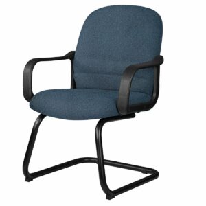 Silla de Visita Tamayo en Tela y Base de Trineo 4003